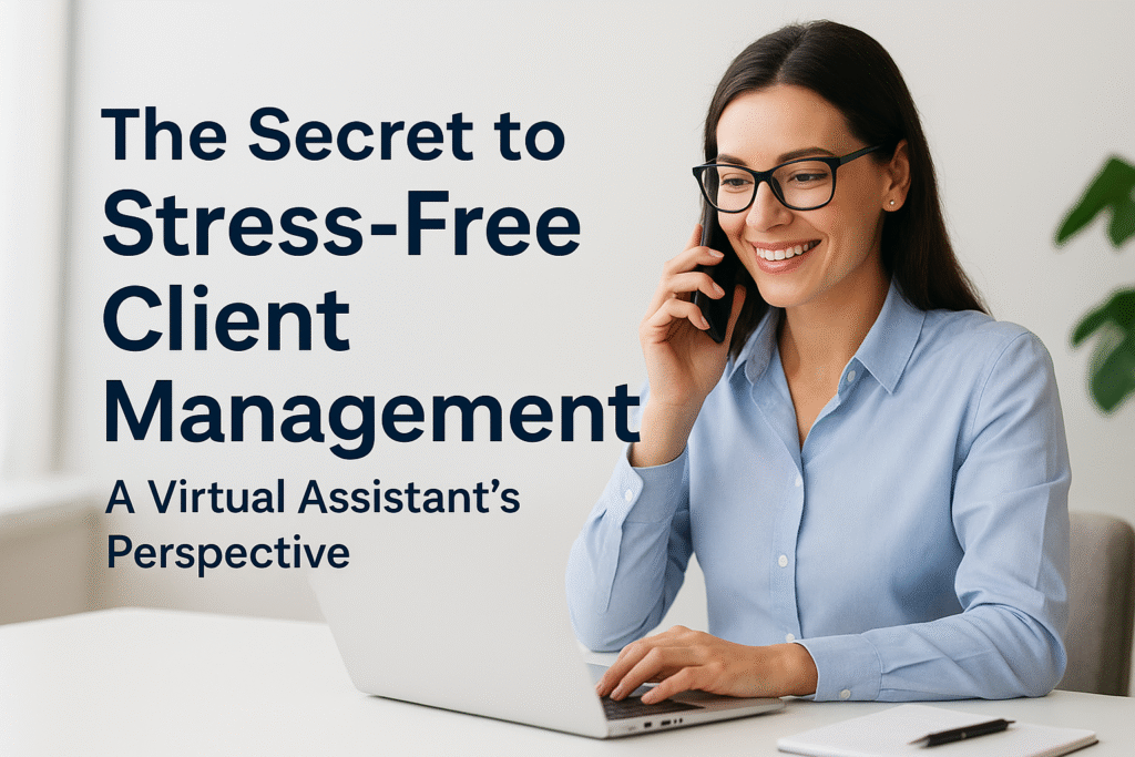 The Secret to Stress-Free Client Management: A Virtual Assistant’s Perspective